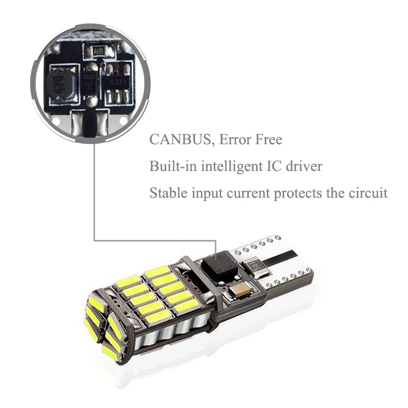 Boaosi 1X Canbus автомобиля светодиодный T10 W5W 26 светодиодный парковка светильник для Mazda 323 626 CX-5, возраст 3, 6, 8, Atenza cx7 CX-7 mx5 cx3 rx8 cx5