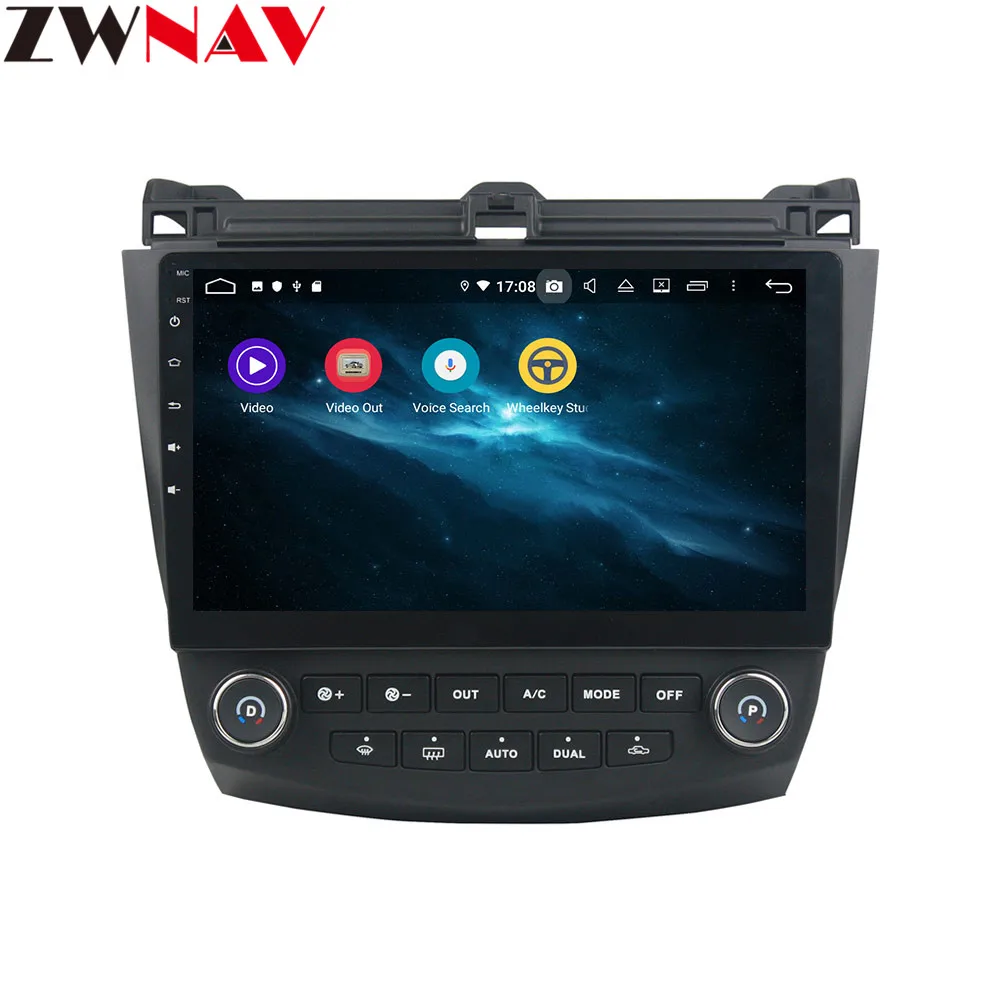 Clearance 10.1" Android 9 4+64G DSP Car DVD Player GPS navigation For HONDA ACCORD 7 2003-2007 head unit multimedia player tape recorder 7