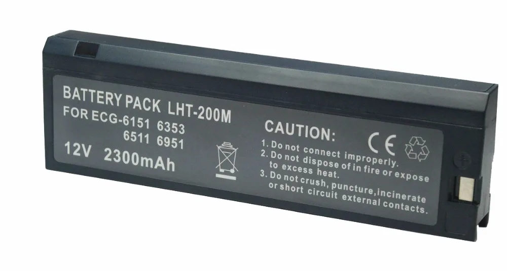 2300 мА/ч, новости электрокардиограммы(ЭКГ) батарея для Nihon Kohden ECG-6851K 6511 ecg-6951d 6 бэк 6102A 6105A 6543 6543A 6543L 6551A