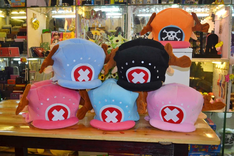  Anime One Piece Cosplay Tony Chopper Plush Cotton Cap Hat, Tony 2Years after VER Hat (3).jpg