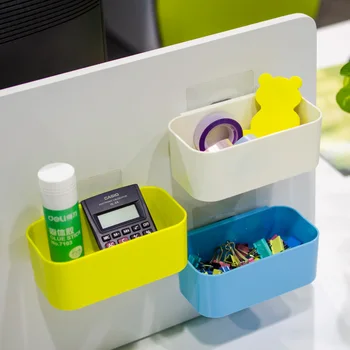 

Multifunction seamless plastic paste wall shelf bathroom shelf reusable racks hanging storages holders,Free shipping.