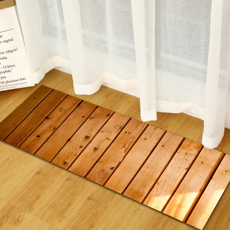 Zeegle деревянный узор ковер прямоугольный ковер для гостиной Коврик Противоскользящий коврик для спальни кухонный ковер диван стол коврики - Цвет: ct1043