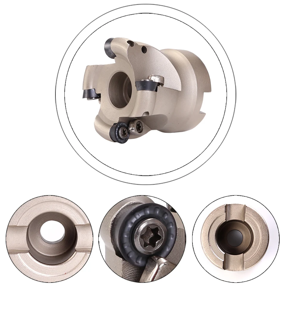 EMR5R50-22-4T четыре шесть карбида вставка зажима конец мельница плиты хвостовика фрез резанием круглый нос режущих инструментов
