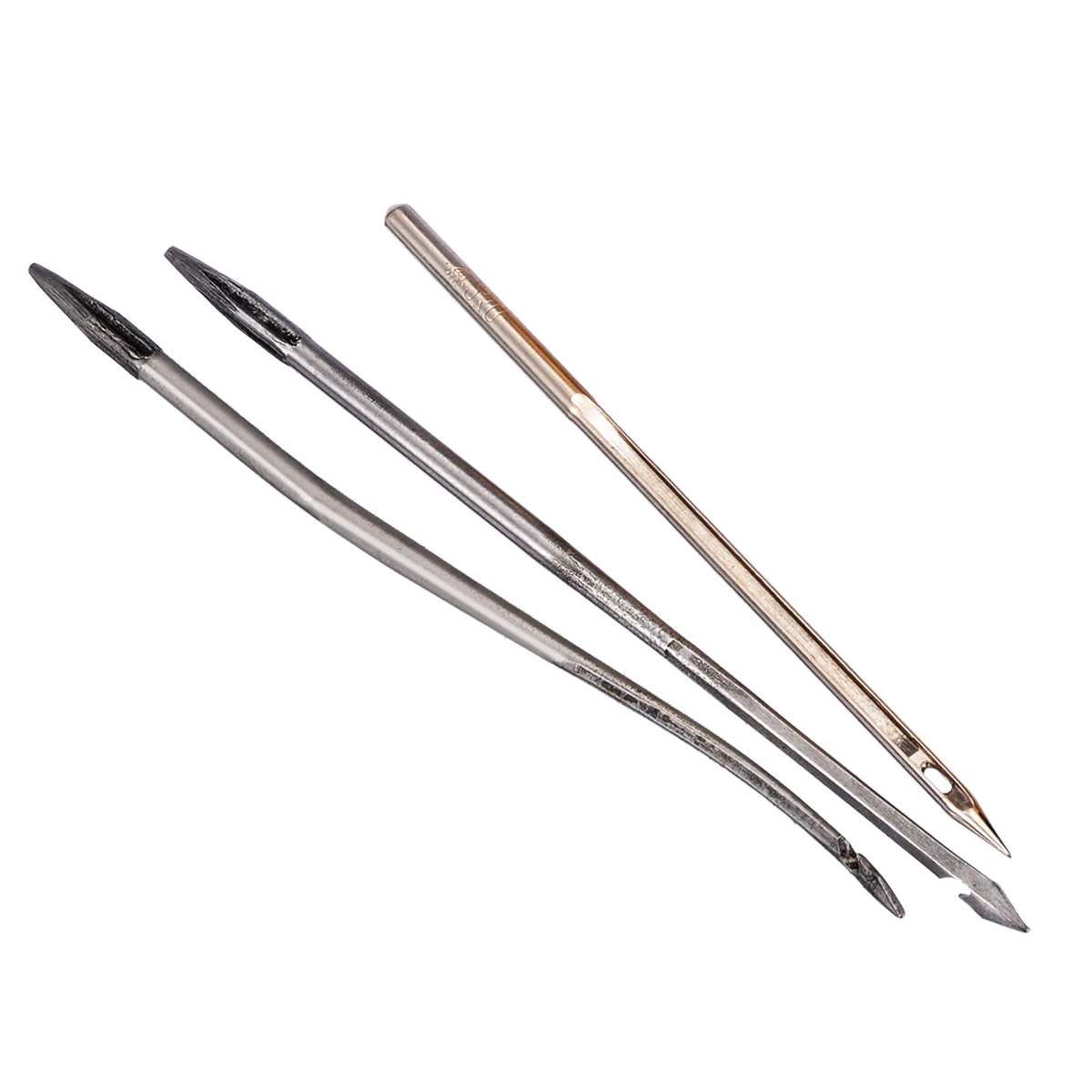 1 Set Canvas Leather Tent Shoes Sewing Awl Taper Repairing Tool Sets Hand Stitching Leathercraft Needle Kit