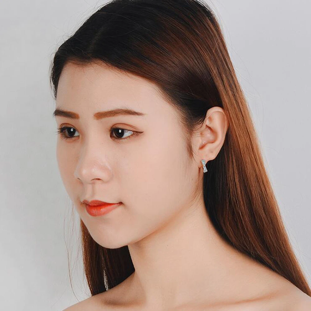 small hoop earrings with cubic zirconia (6)