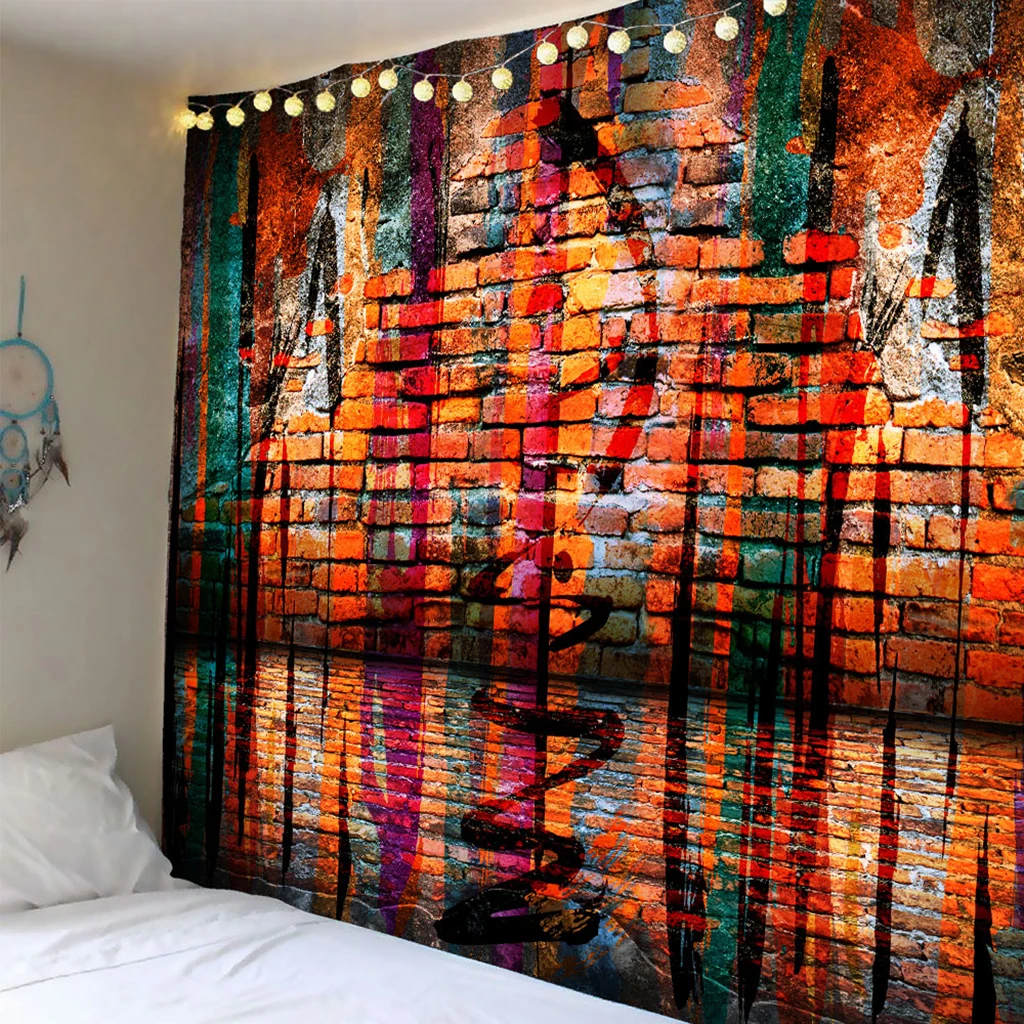 Waterproof Tapestry 3D Pattern Wall Hanging Decorative Art Murals for Home Bedroom Decor Shop Display - 180x180cm