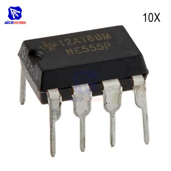 

10 PCS/Lot IC Chips NE555P NE555 555 DIP-8 Voltage Regulator Timer IC Chips