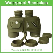 7X50 Optical Binoculars Nautical Telescope Waterproof Outdoor Sporting Camping Hunting Telescope with Rangefinder Compass