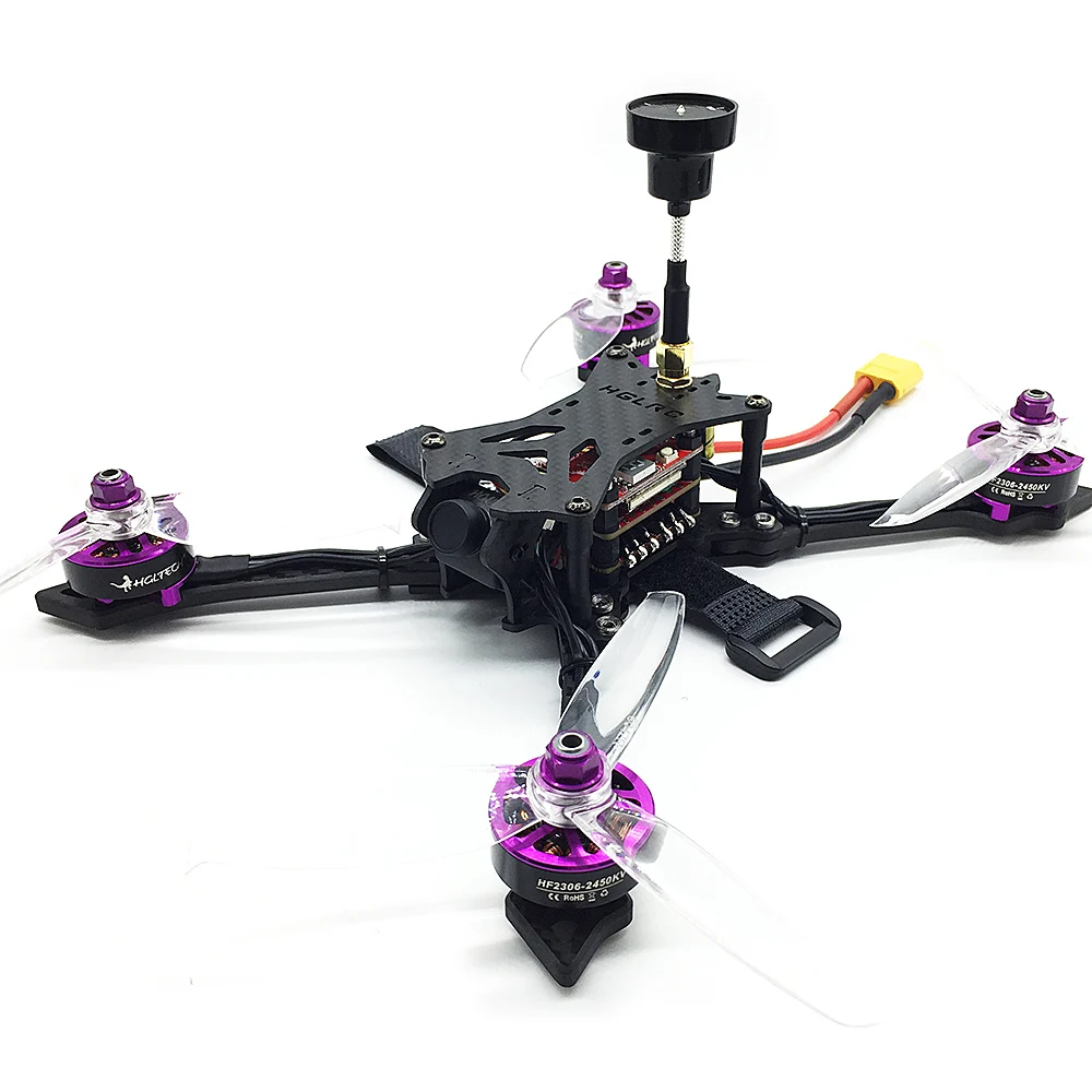 

HGLRC BATMAN220 220mm 5.8G 48CH 600TVL Drone with Camera FPV Racing Drone RC Quadcopter w/ 60A ESC F4 OSD PNP
