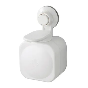 

Liquid Soap Dispenser Suction Cup Soap Dispenser Wall Mounted ABS Waterproof Soap Box for Bathroom d90507