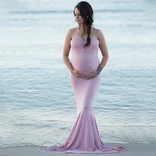 Не и Джуди стрейч хлопок телевизор top для беременных фотографии платье для беременных платье Baby shower подарков Красный Розовый фотосессии