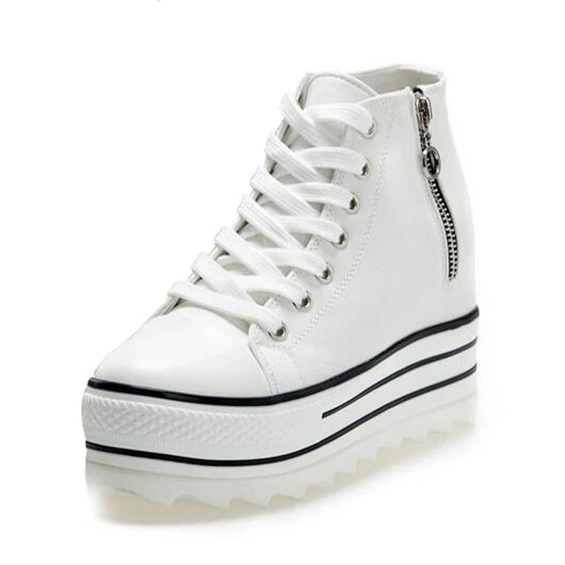 platform canvas boots