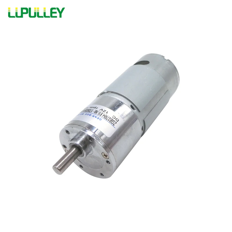 Мотор редуктор LUPULLEY 12В 24В ZGB37RH переменная скорость реверсивное вращение DC