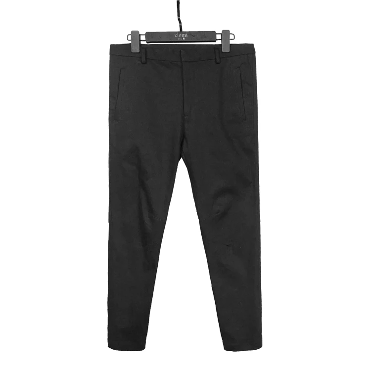 

Streetwear Harem Pants joggers Men 2019 Hip Hop Skinny Slim Pants Leg Opening Zipper Male Jogger Trousers Casual Pants