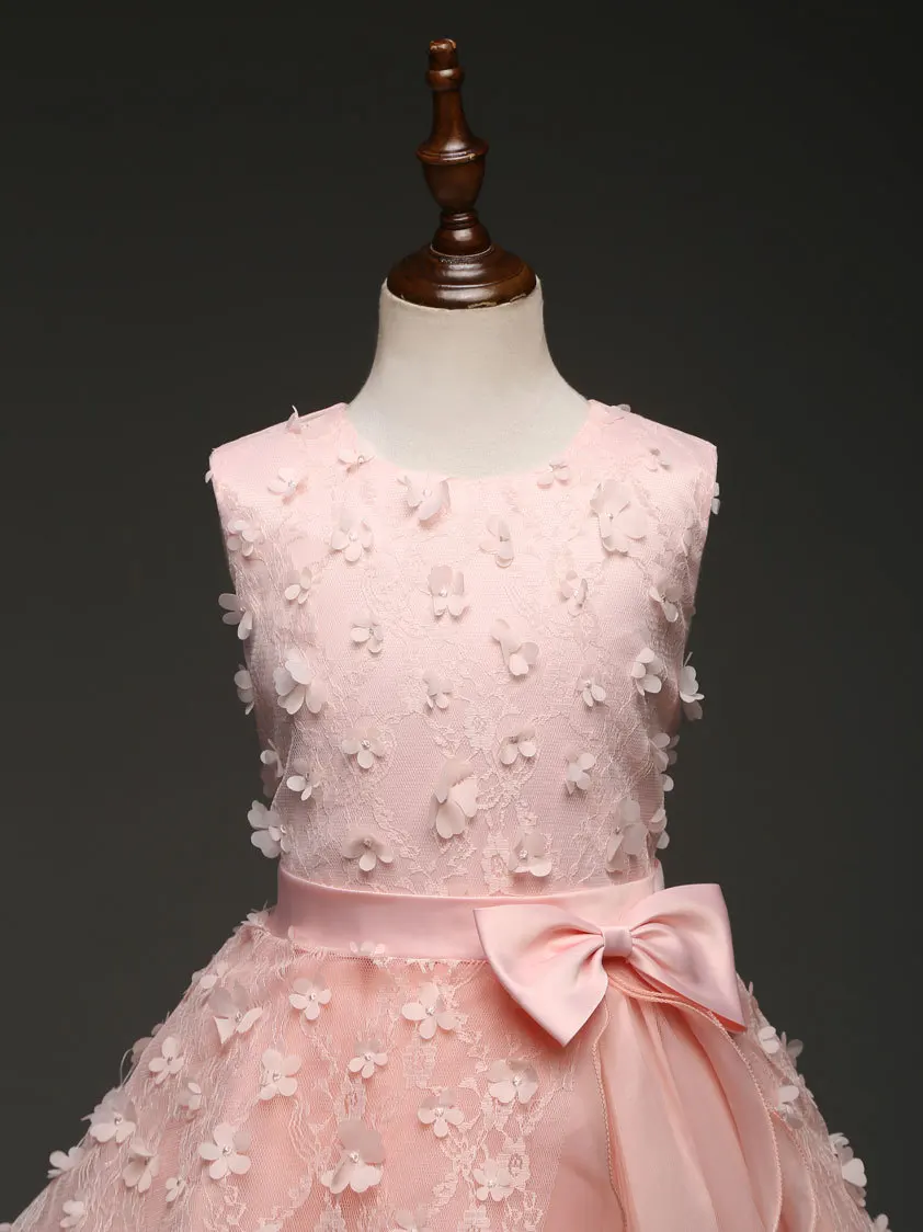 Girls dresses for weddings autumn 2018 party dress long costume for kids graduation gowns vestido de festa longo infantil menina