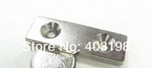 

WholeSale! 2pcs/Pack N35 Magnets F60*20*5mm 2 Rings Super Powerful Strong Rare Earth Block NdFeB Magnet Neodymium-Free Shipping