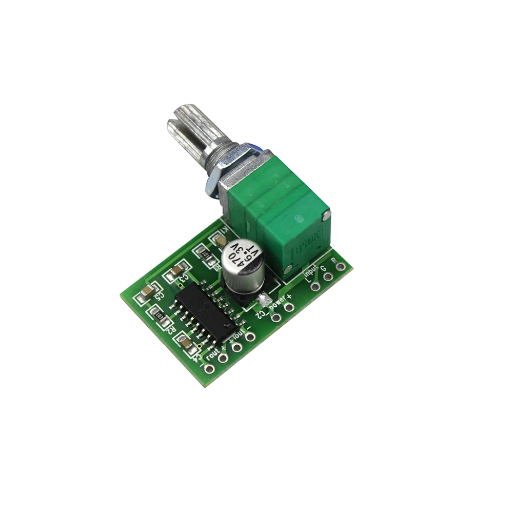 

Free Shipping Mini PAM8403 DC 5V 2 Channel USB Digital Audio Amplifier Board Module 2 * 3W Volume Control with Potentionmeter