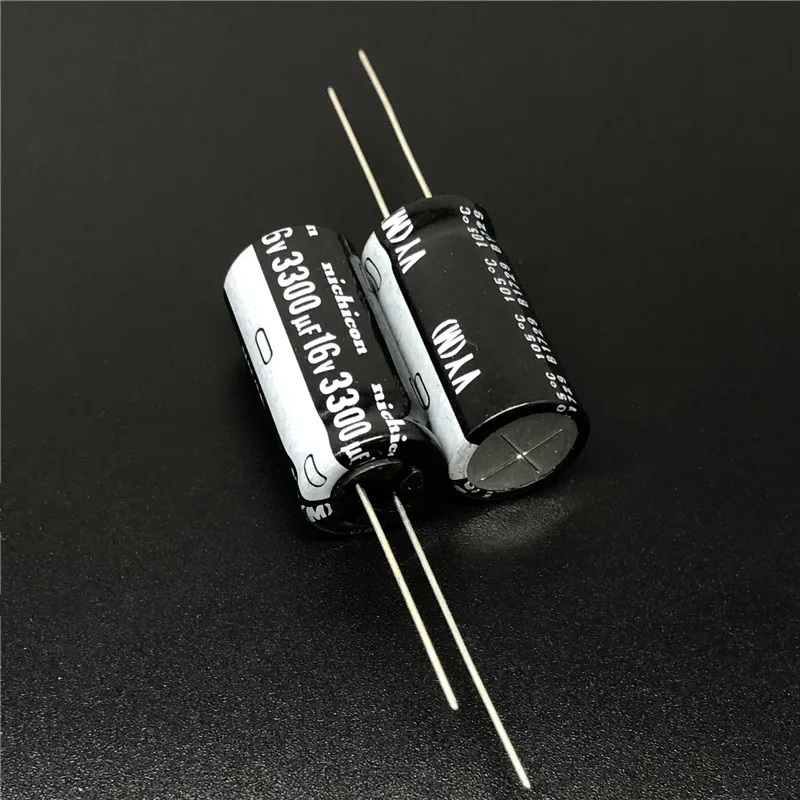 5pcs/50pcs 3300uF 16V NICHICON VY Series 12.5x25mm Wide Temperature