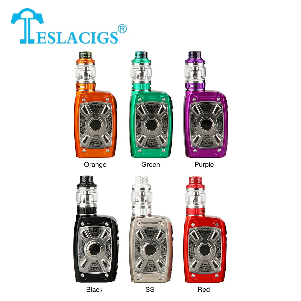 

New Original 220W Tesla XT Mini TC Kit with 4ml/6ml Tallica Mini Tank & Plug-n-Pull 0.18ohm Mesh Coil No 18650 Battery Ecig Vape