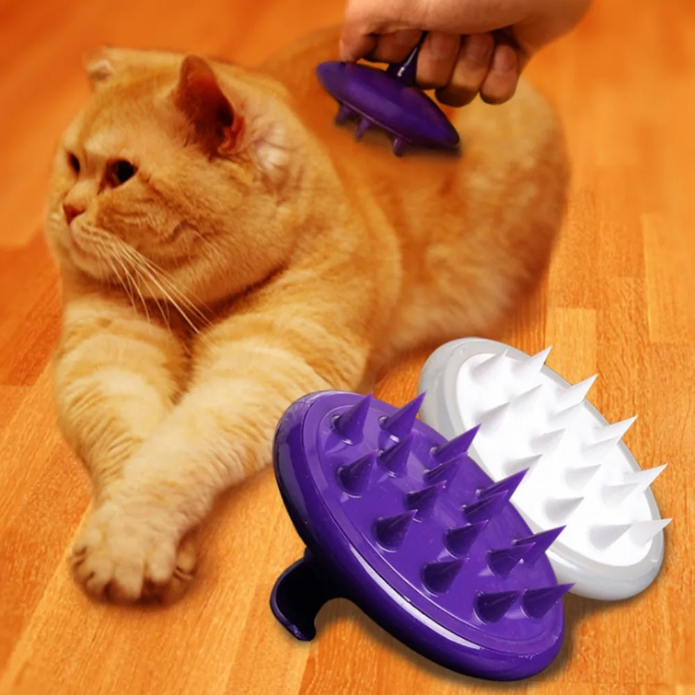 KEMISIDI Deshedding Brush Combs for Animal Cat Dog Supplies Pet Hair Comb Finger Brushes For Cat Grooming Supplies Cat Pet Clean