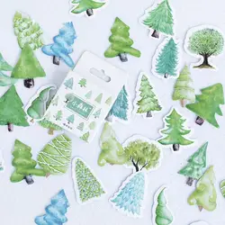 "Небольшой лес" 45 шт много красивых Скрапбукинг наклейки карты решений DIY Фотоальбом Craft декоративные наклейки