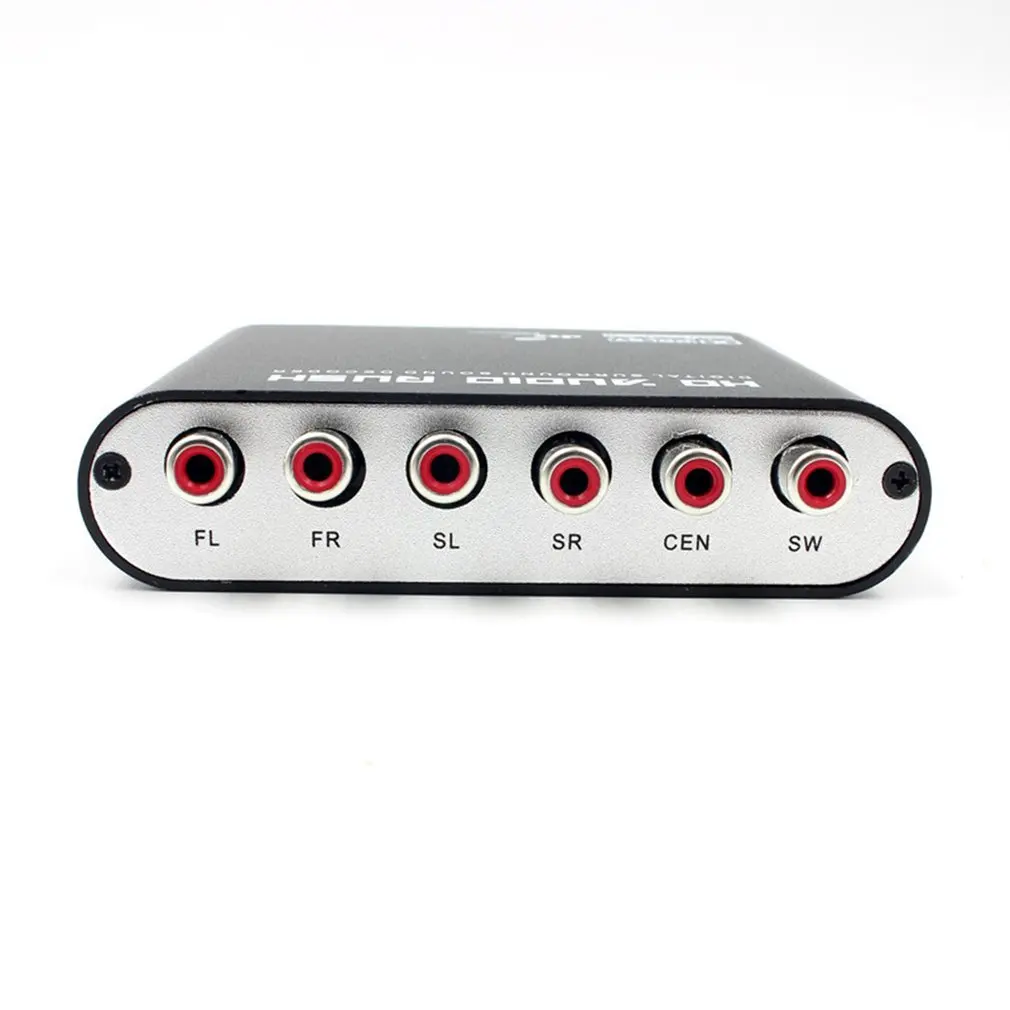  Digitale ad Analogico AC3 Ottico a HD 5.1 Audio Decoder Convertitore 2 SPDIF Porte Dts/Ac-3 HD Audi