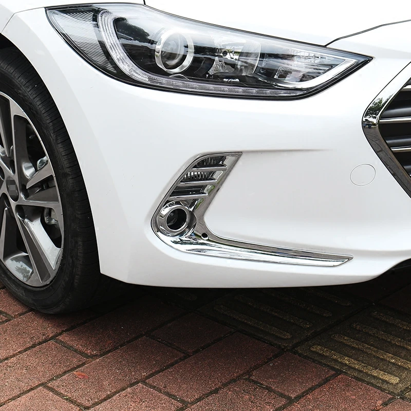 Передняя противотуманная фара для hyundai Elantra 2016 2017 2018 защитная крышка Накладка