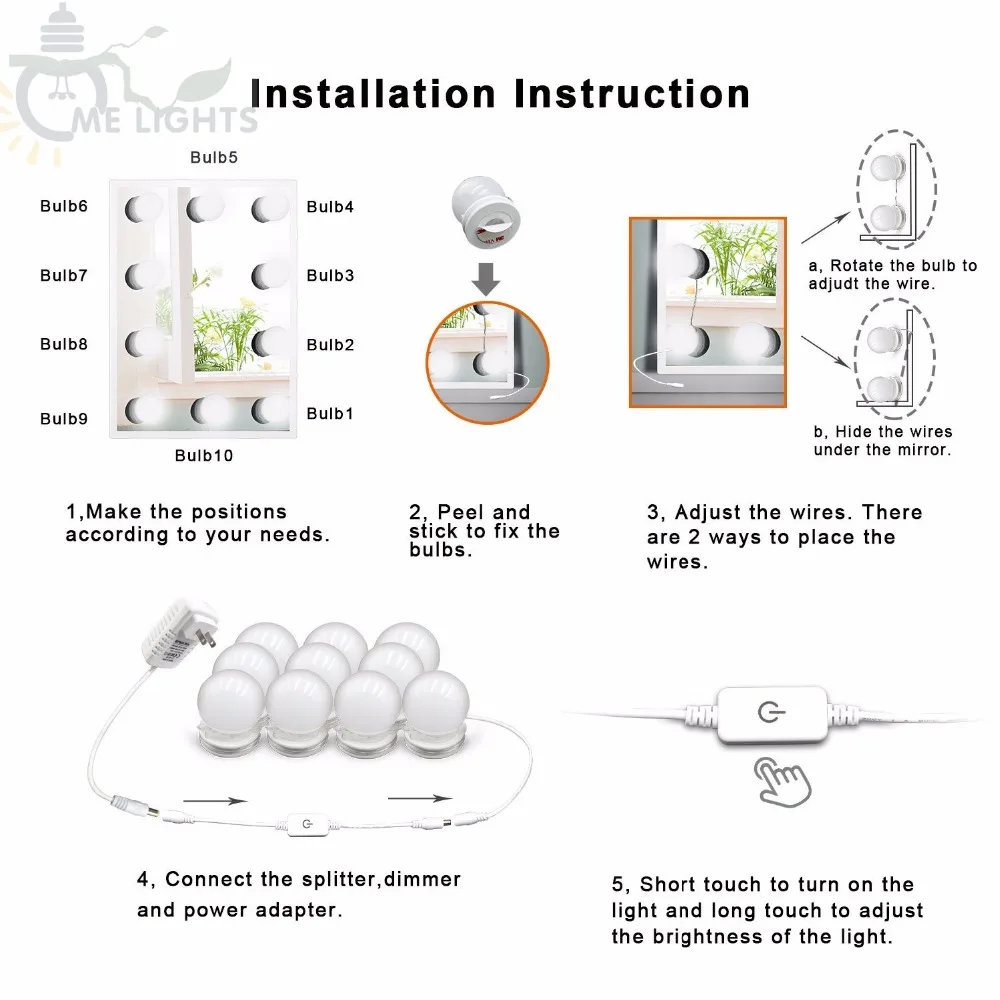 10-Bulbs-Hot-LED-Lighted-Makeup-Mirror-bulbs-String-Stepless-Dimmable-Touch-Control-Hollywood-DIY-Lamp (1)