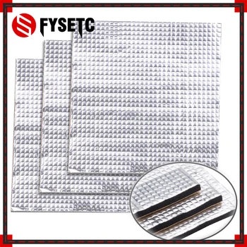 

1Pc 200/300Mm Foil Self-Adhesive Insulation Cotton Heat Insulation Cotton 10Mm Thickness 3D Printer Heating Bed Sticker For Tevo