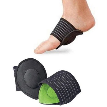 

YJSFG HOUSE 1 Pair Foot Insoles Arch Plantar Aid Feet Cushion Comfortable Silicone Feet Insoles Shoes accessories