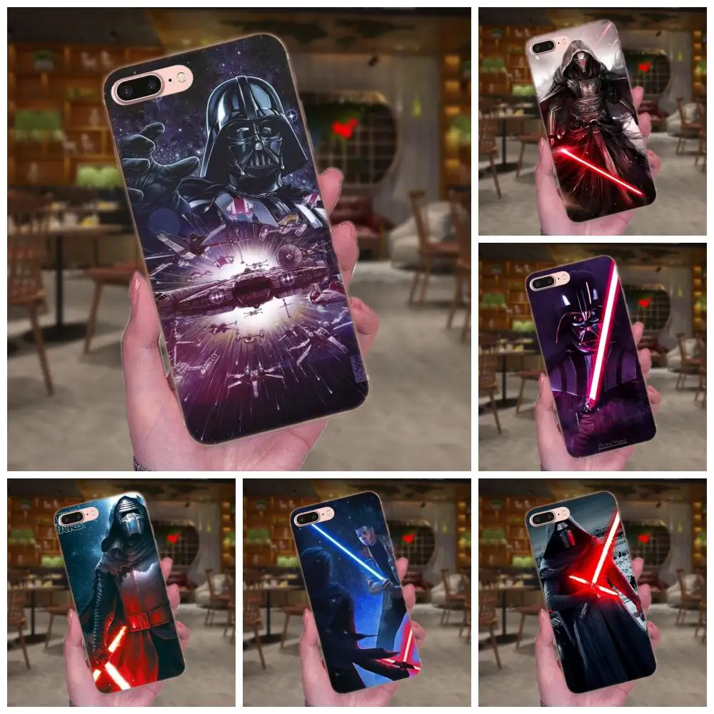 

For Xiaomi Redmi Note 2 3 3S 4 4A 4X 5 5A 6 6A Pro Plus Transparent Cover Case Star Wars The Force Awakens Darth Vader