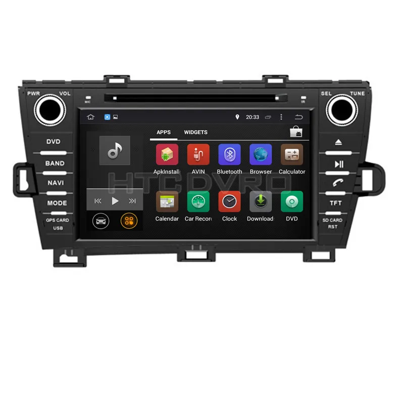 Sale YMODVHT 8inch 4G Octa Core Android 9.0 7.1 Car DVD Player for Toyota Prius 2009- Right/Left driving Black RDS Radio Audio Stereo 1
