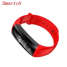 Smartch M2S Smart Браслет Bluetooth 4,0 Смарт пульсометр крови Давление измеритель пульса Фитнес трекер PK ID107