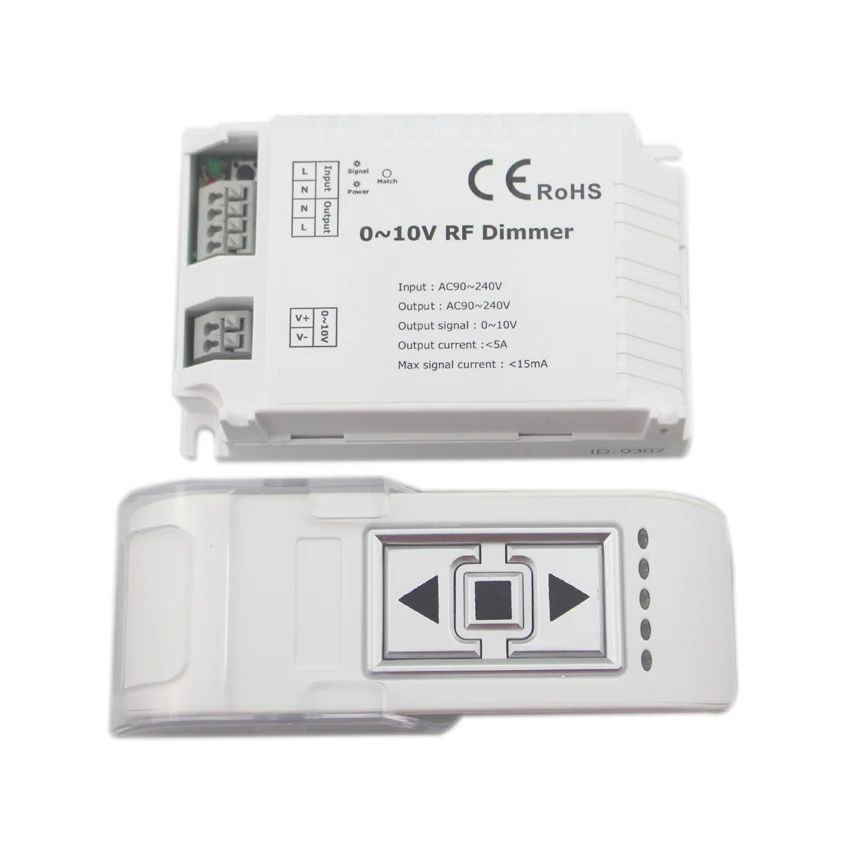 

AC90-240V wireless remote control 0-10V dimmer led 220v 110v with RF remote dimmable switch for led strip light lamp dimer triac