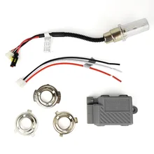 35 Вт Xenon moto rcycle HID ксенона огни H4 BA20D H6 Hi/Lo 6000 К moto rcycle фар Универсальный лампы противотуманных фар балласта