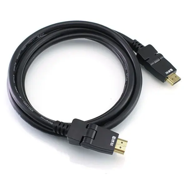 HDMI Male to Male Cable with 180 Degree Rotating Connector (4095 x 2160