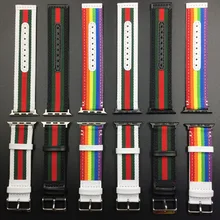woven nylon band For Apple Watch series 4 44mm/40mm strap correa iwatch 3/2/1 42mm/38mm canvas wristband bracelet belt