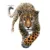 Animal Street Icon Women Men Clothes 249mm Leopard Iron On Transfer Printing Patches For Clothing T-Shirt Patch Diy 3D Stickers
