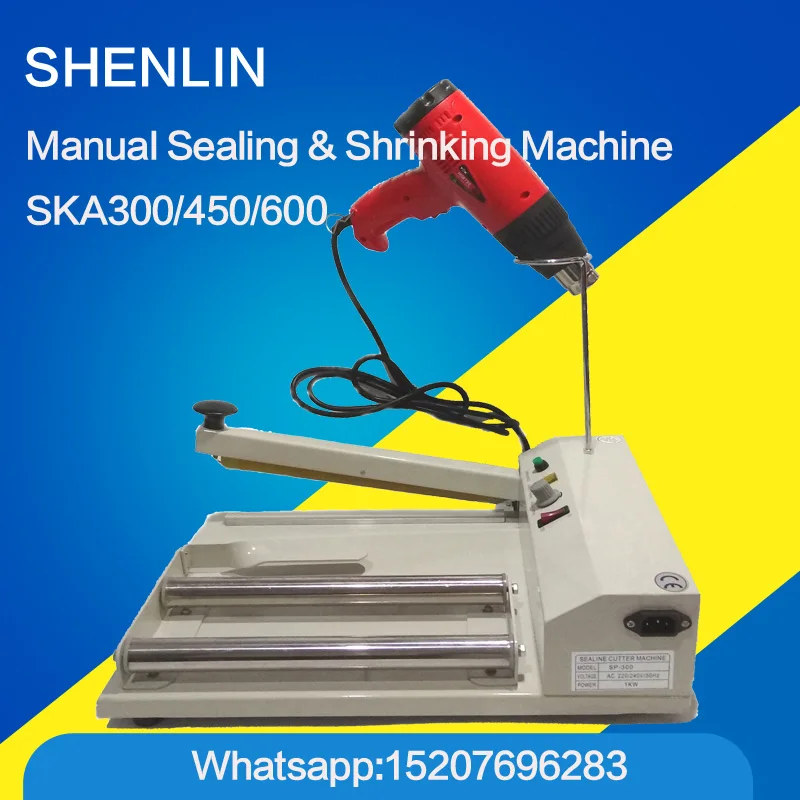 Manual packing film shrinking sealer,handheld side sealing machine