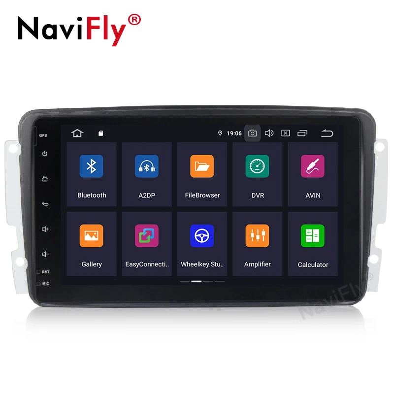 Excellent NaviFly 8" IPS+DSP Android 9.0 Car multimedia player radio audio For Mercedes Benz W203 W208 W209 W210 W463 Vito Viano W163 3