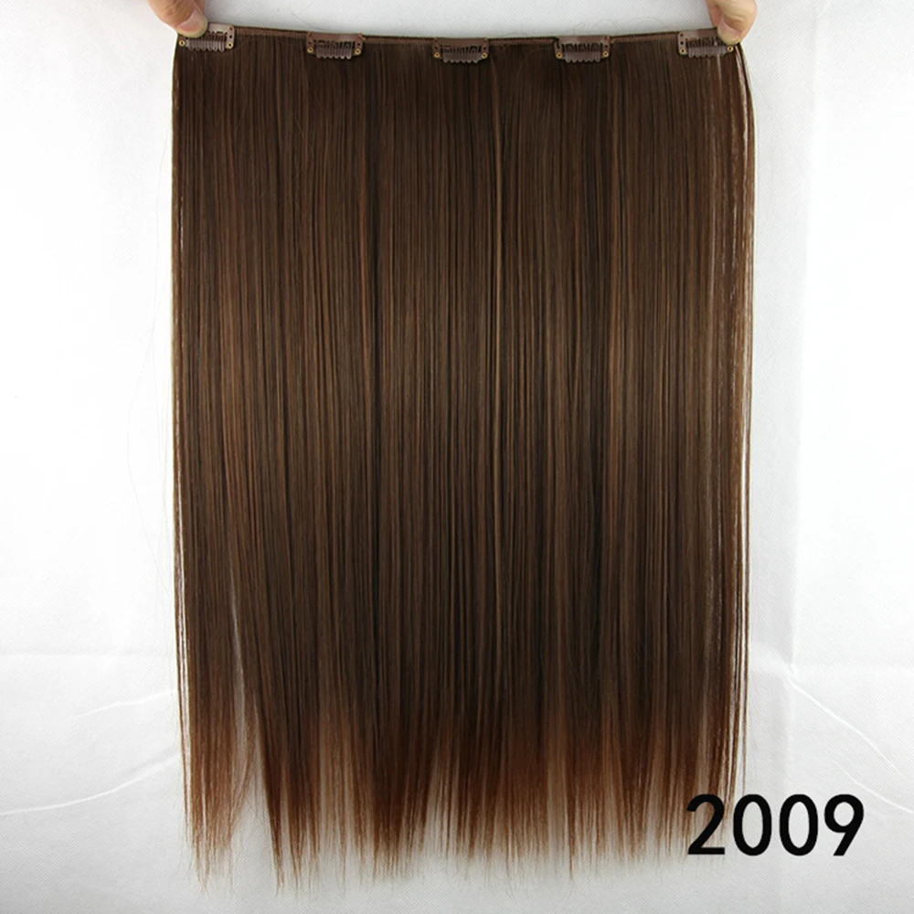 Soowee 8 цветов синтетические волосы на шпильках черные волосы для наращивания головные уборы накладные волосы аксессуары для наращивания для женщин - Цвет: T4/27/30