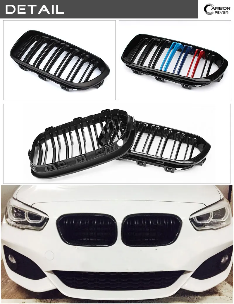 F20 F21 ABS/углеродное волокно передний бампер почек решетка сетки для BMW 1 серии 116i 118i 120i LCI