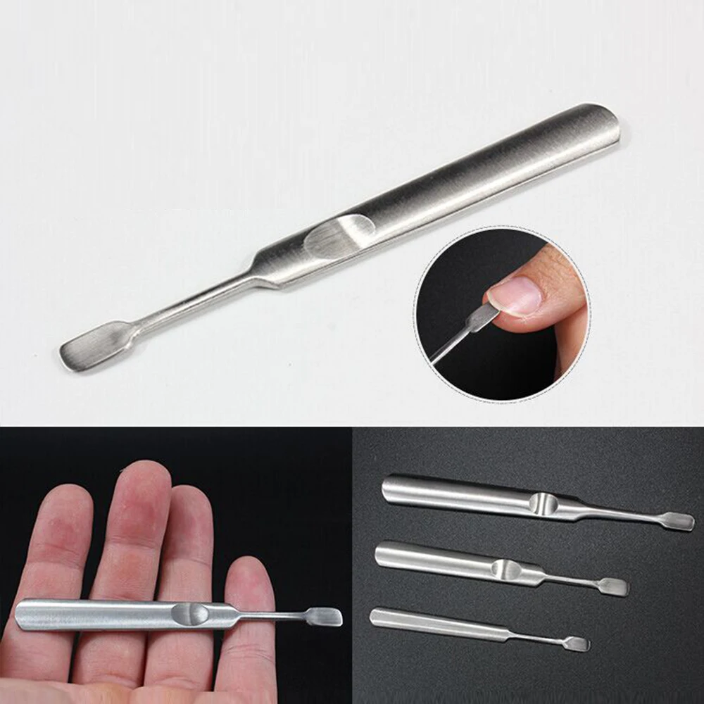 Manicure Set Grooming Kit Stainless Steel Nail Files Cuticle Cutter Remover Pusher Ear Pick Pedicure Nail Care Tools (5)