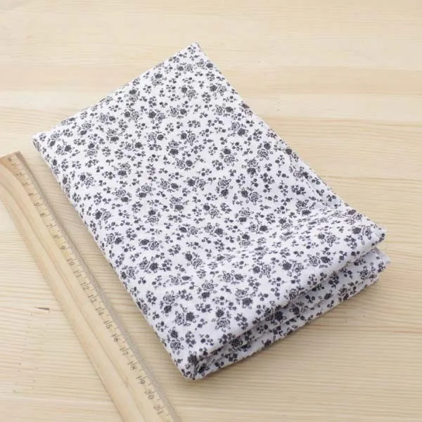 7 шт. черная хлопковая ткань для шитья рукоделия тильда кукольная текстиль