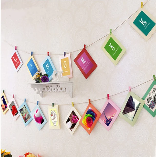 Photo Hanging Clips aliexpress : buy beatiful diy cardboard photo frame with wood Photo Hanging Clips aliexpress : buy beatiful diy cardboard photo frame with wood