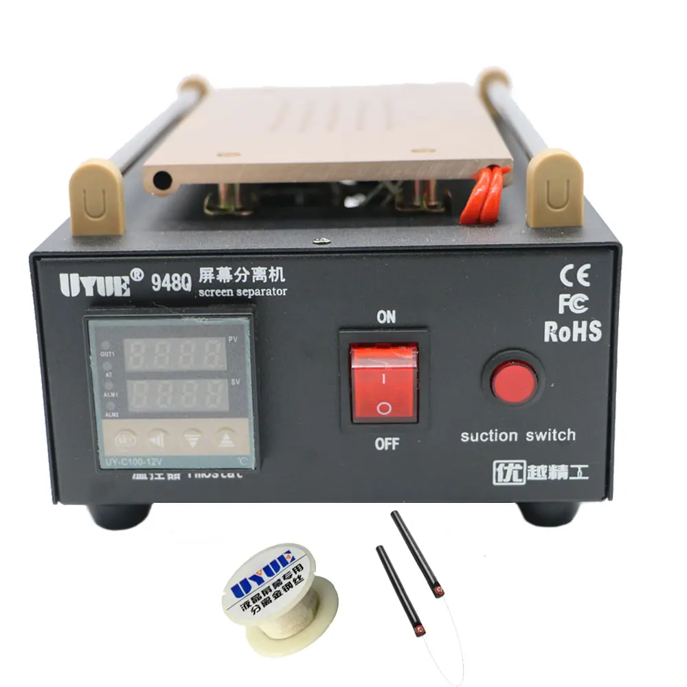 Hottest UYUE 948Q Built-in Vacuum Pump Mobile Phone LCD Screen Separator Machine Max 7 inches Lens Glass Repair + 100m Cutting Hottest UYUE 948Q Built-in Vacuum Pump Mobile Phone LCD Screen Separator Machine Max 7 inches Lens Glass Repair + 100m Cutting