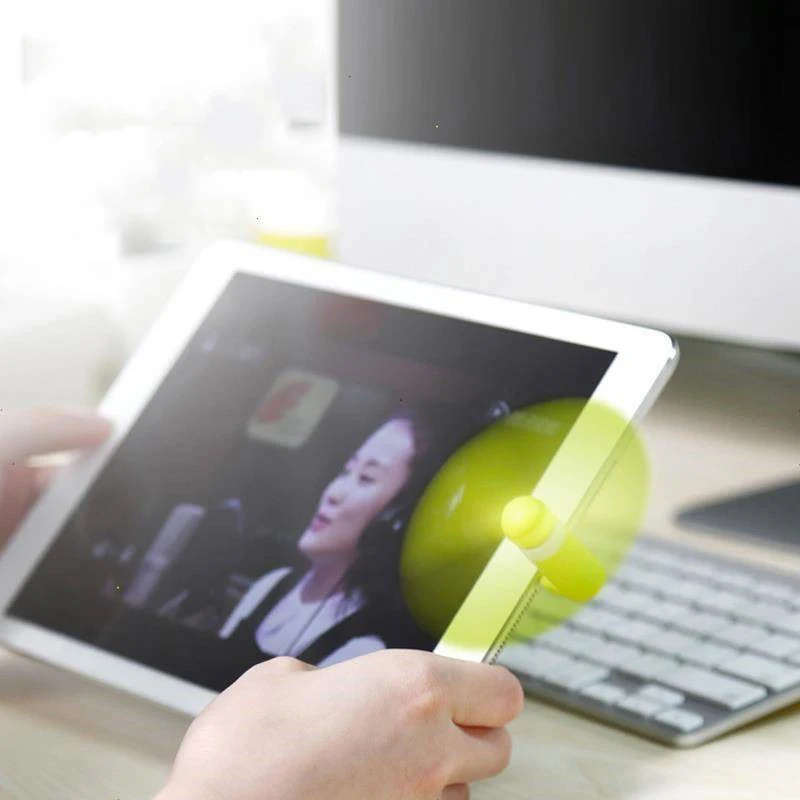 Мини USB вентилятор для мобильных телефонов охлаждающий ноутбука уличный