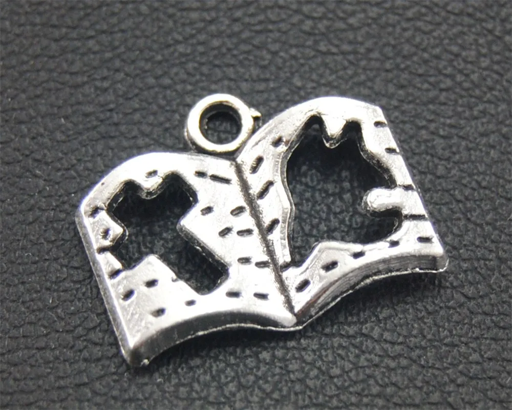 50 шт. старинный серебряный крест и голубь Библейский Шарм DIY металлический браслет ожерелье ювелирные изделия A918