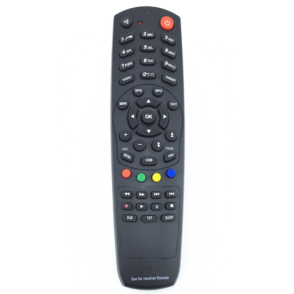 

Universal remote control Satellite receiver all model can use East Eastern Europe Africa tv dvb box ST-201 ACC131 ZM7234 RC6495