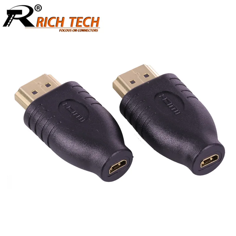 10 шт./лот Micro HDMI Женский Jack штекер адаптера Высокое качество позолоченный разъем
